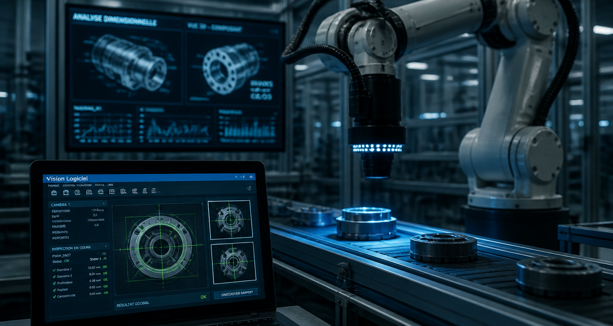 vision logiciel bras robotisé usine