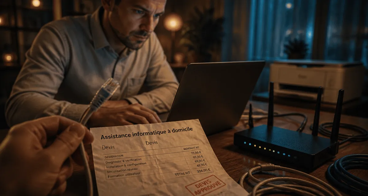 Informatique domicile : assistance à domicile, technicien PC et crédit d’impôt