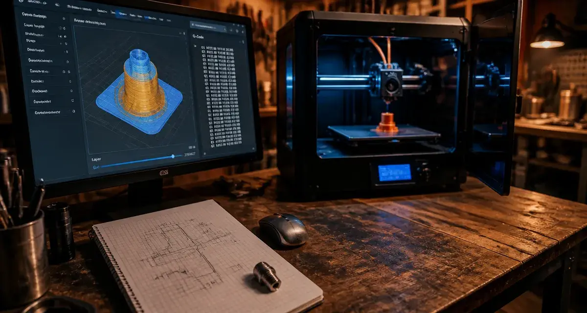 Logiciel imprimante 3d : slicer avec G-code pour impression FDM