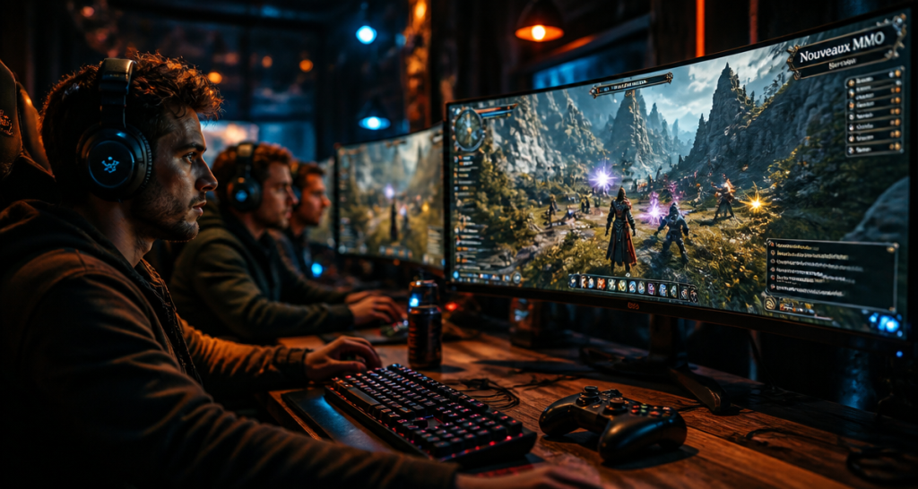 nouveau mmo joueurs sur écrans