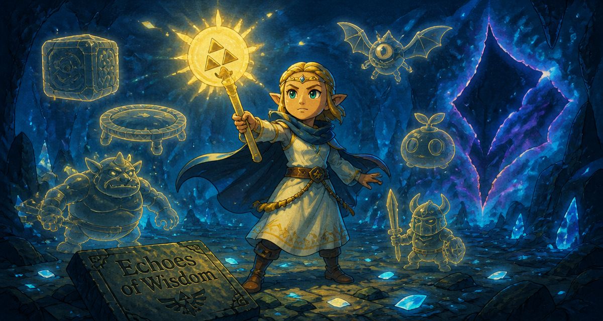 zelda echoes of wisdom soluce échos sceptre dans grotte