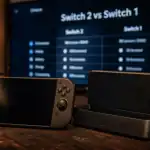 Difference switch 1 et 2 : écran, 4K et prix