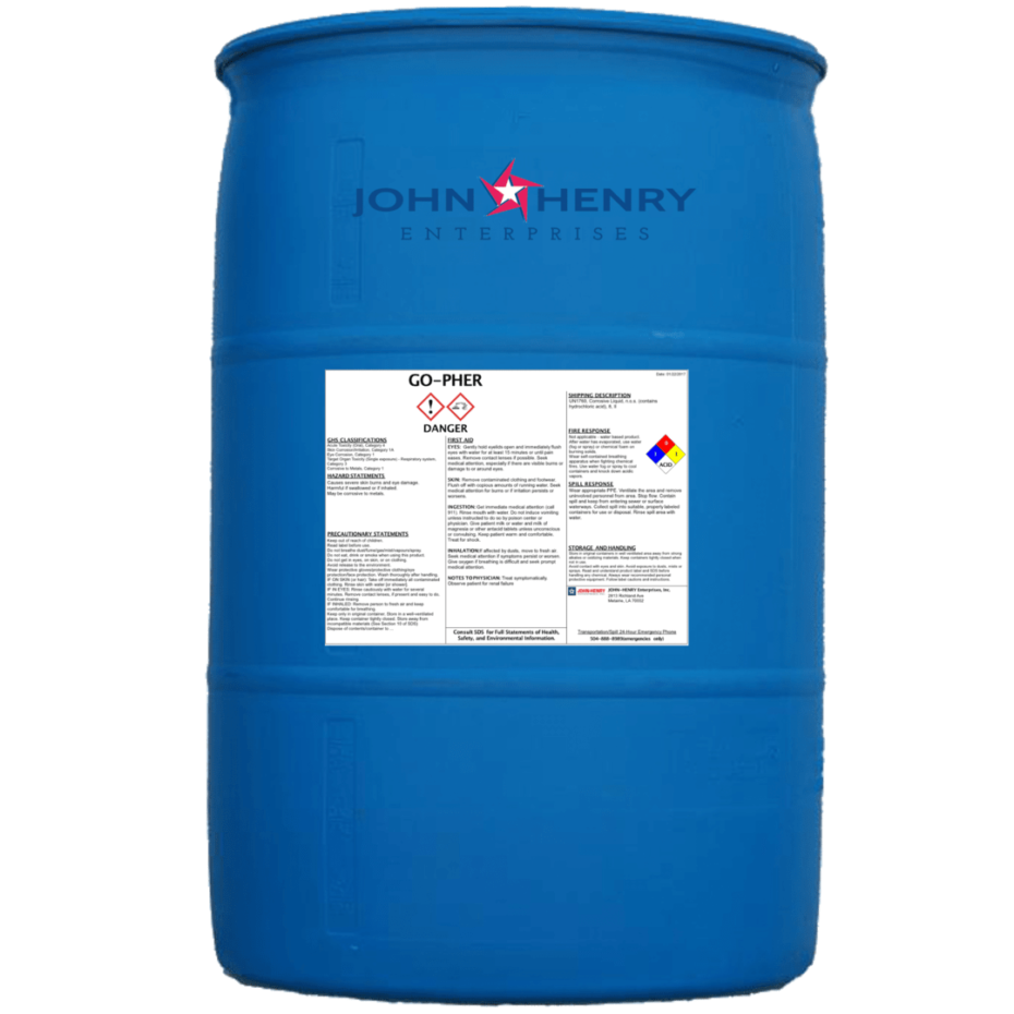 55 gal drum go pher jbc24928