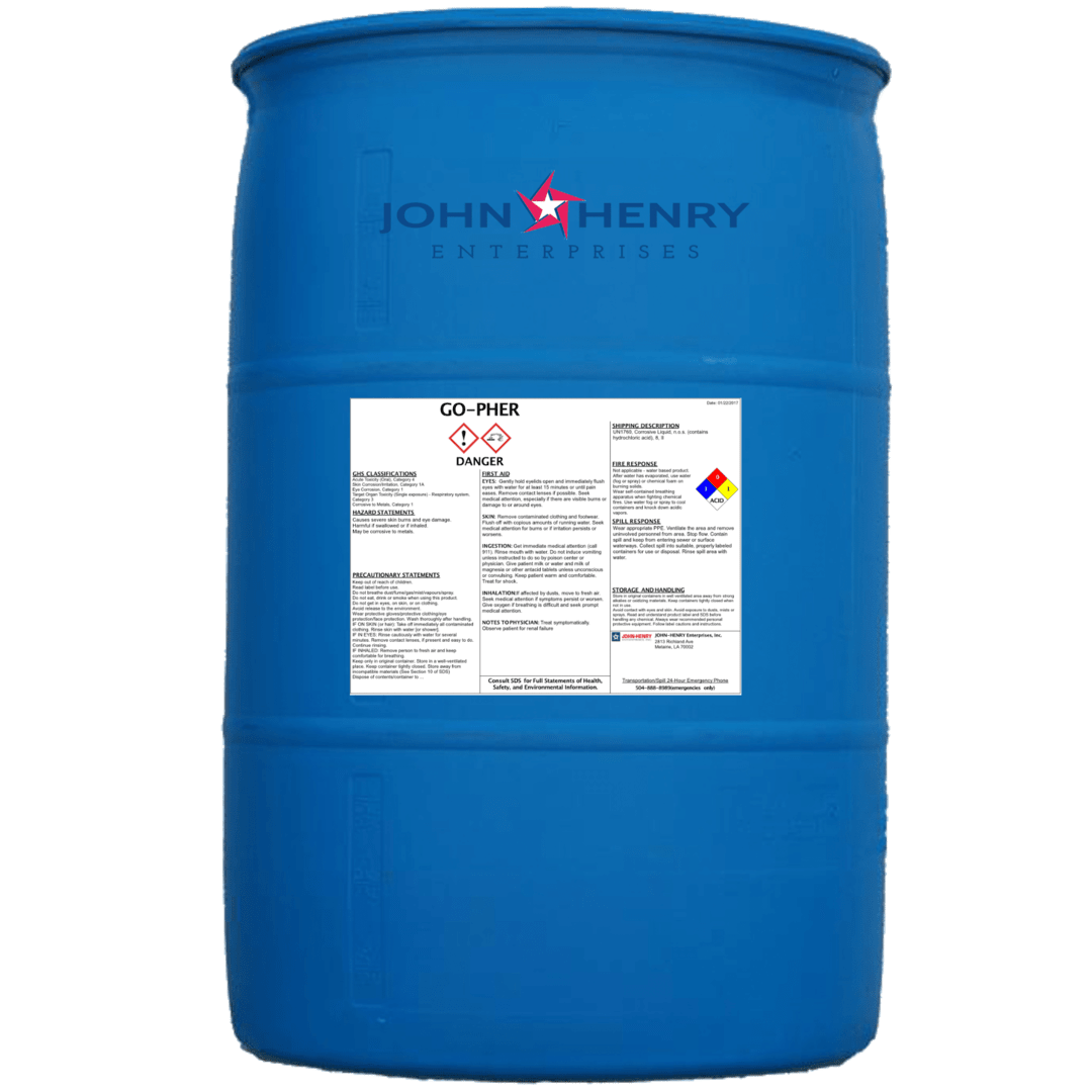 55 gal drum go pher jbc24928