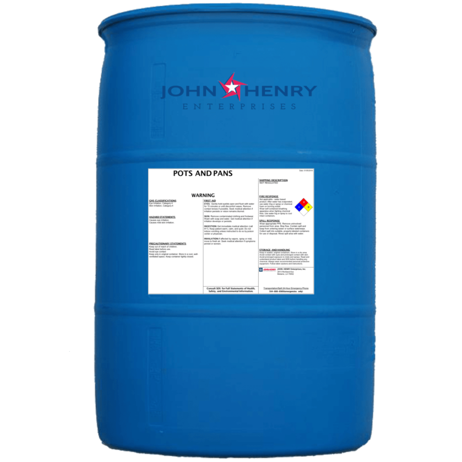 55 gal drum pots and pans jbc4160