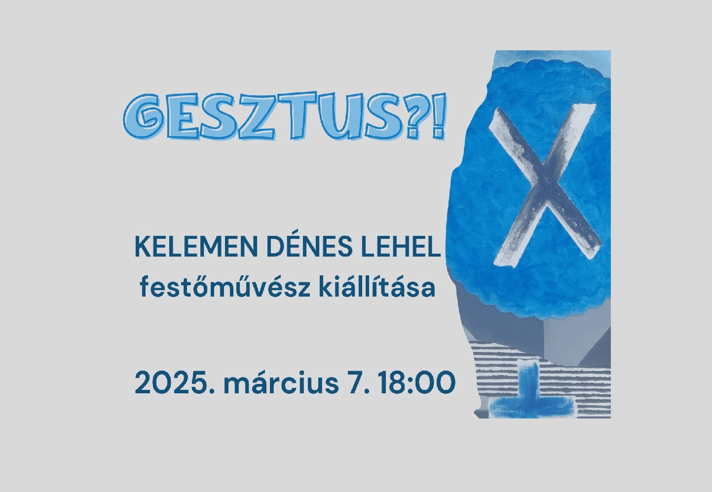 GESZTUS?! kiállításmegnyitó