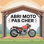 illustration construire un abri moto pas cher moderne