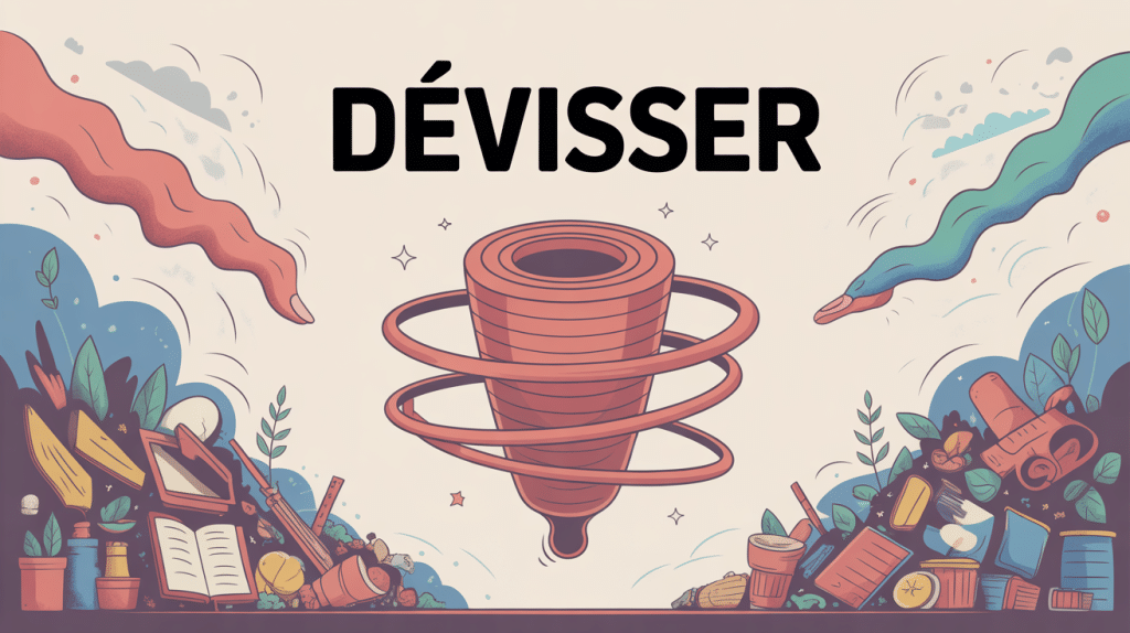 Dévisser sens grande vis spirale usages