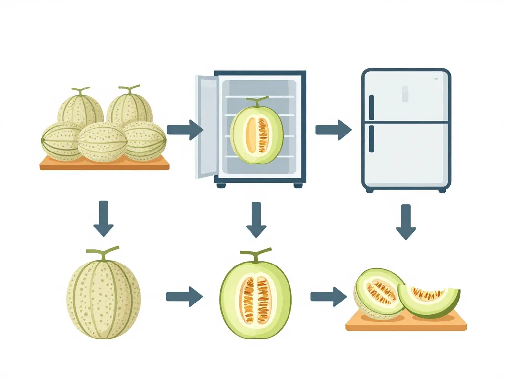 honey do melon étapes choix conservation découpe