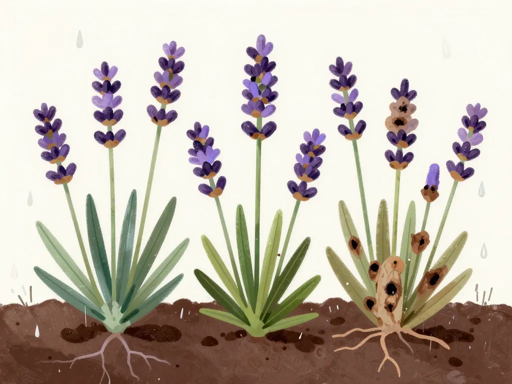 Symptômes maladie lavande qui sèche plante jardin