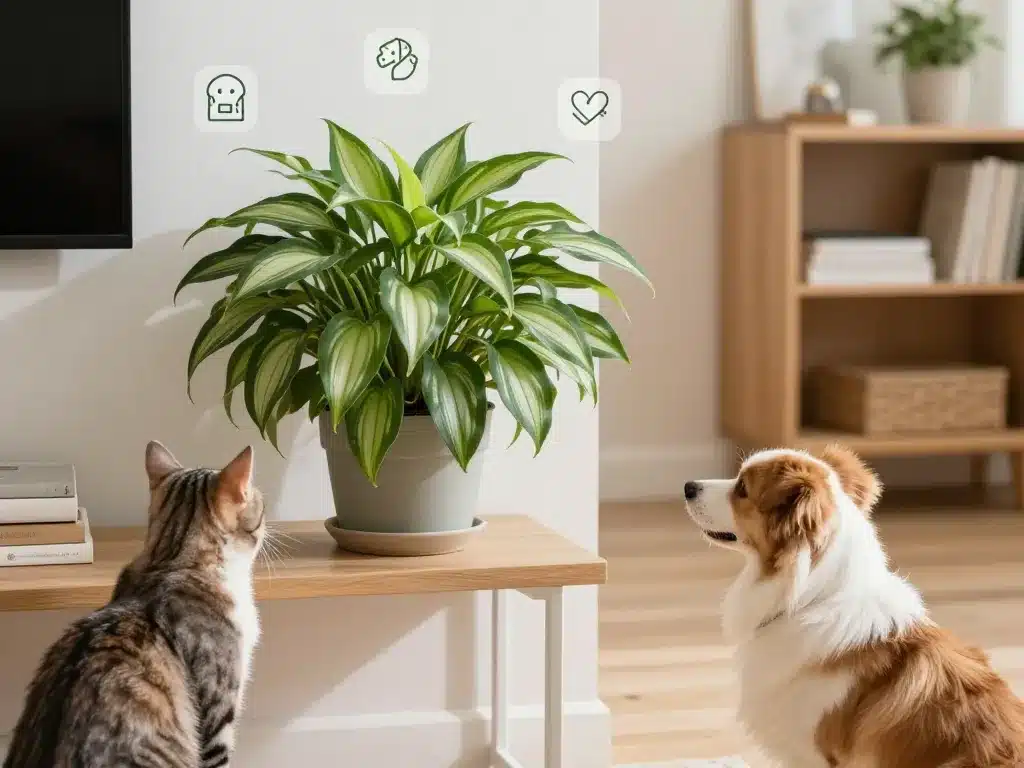 plante misère porte malheur salon animaux