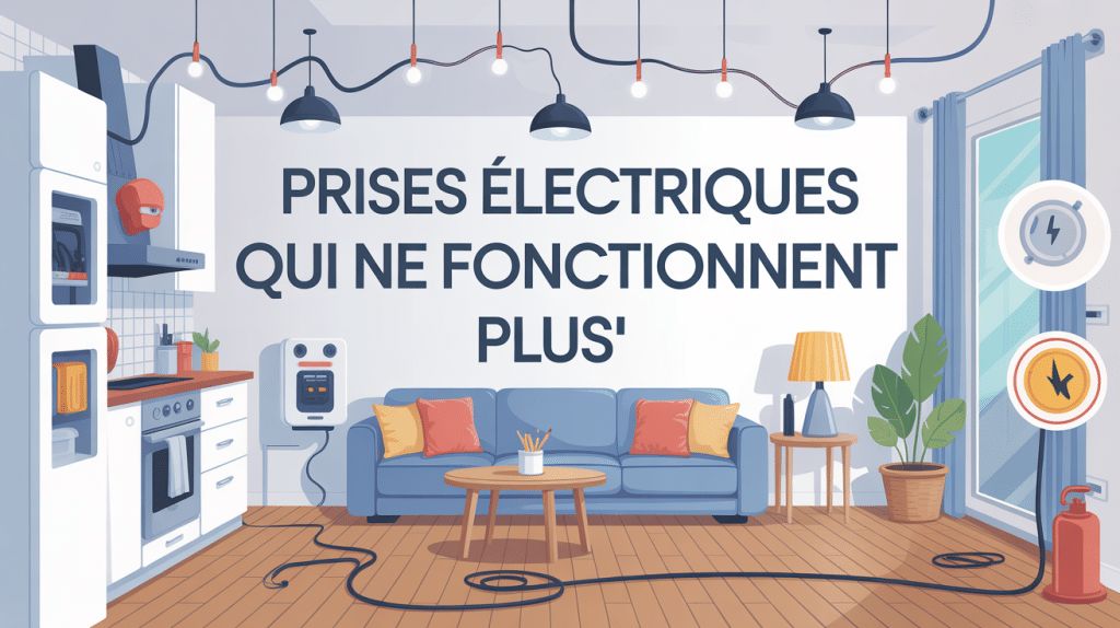 prises électriques ne fonctionnent plus pourtant fusible ok illustration décor salon
