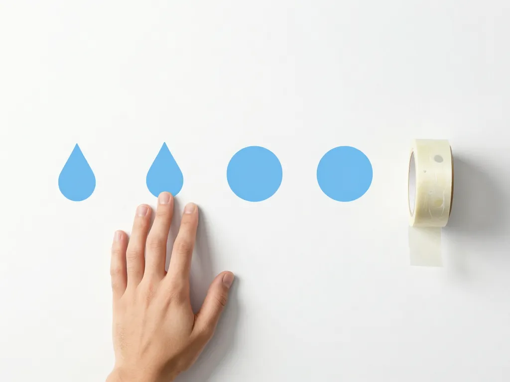 quand enlever scotch peinture étape séchage mur schéma