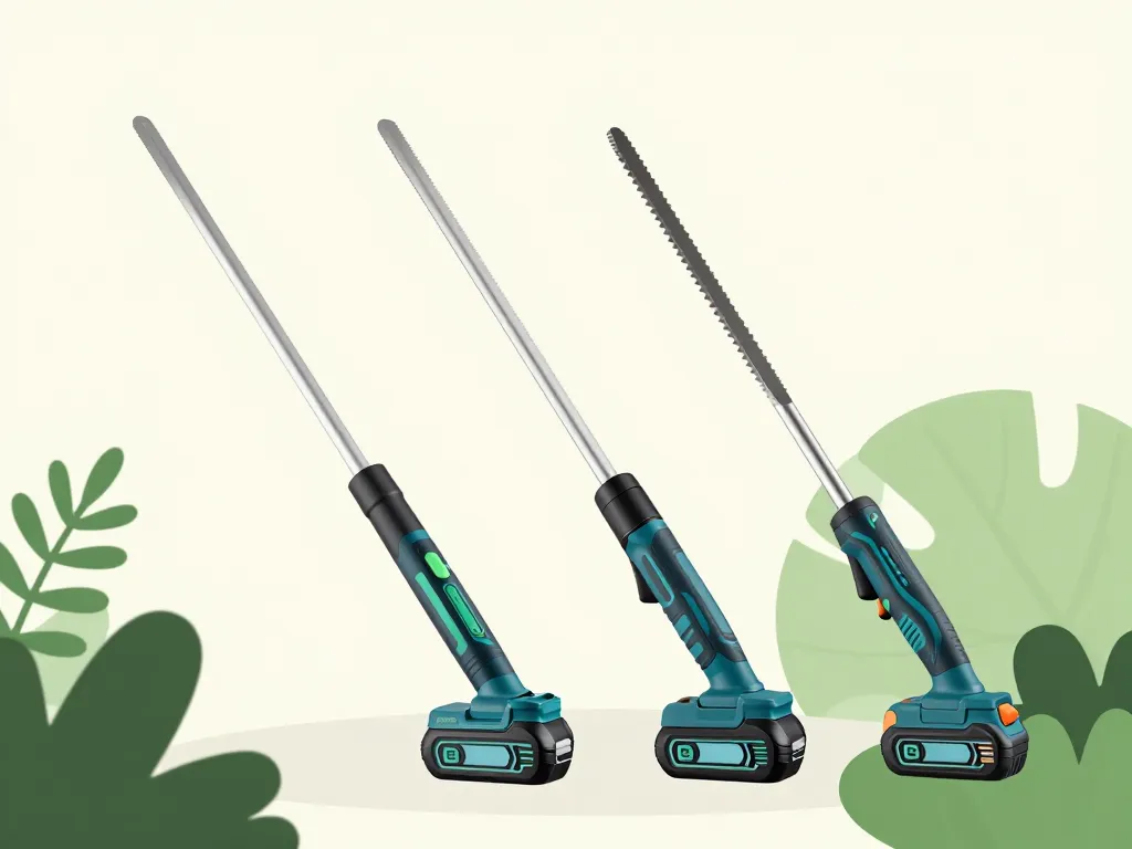 comparatif taille haie télescopique à batterie différents modèles