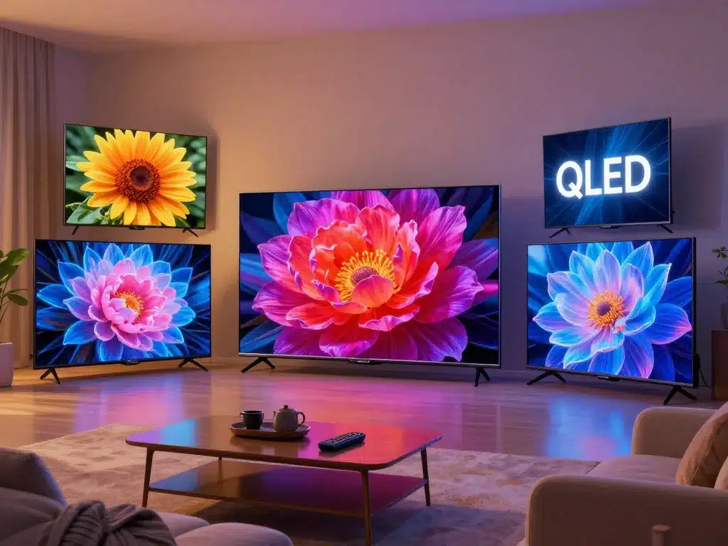 tv and home theatre televiseur 4k oled qled salon