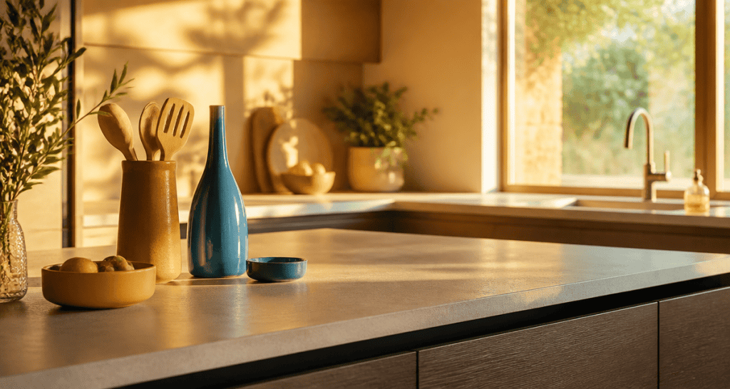 Plan de travail compact avis cuisine moderne 12 mm