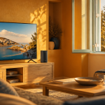 antenne sans fil pour tv moderne près fenêtre