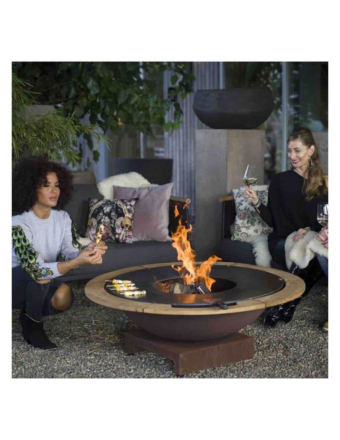 Table basse Brasero Quoco Basso 106 Noir – Image 2