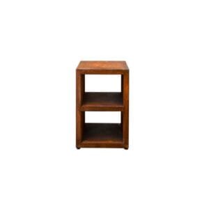 Table d'appoint Corten 50x50x76 pour Brasero - Quoco