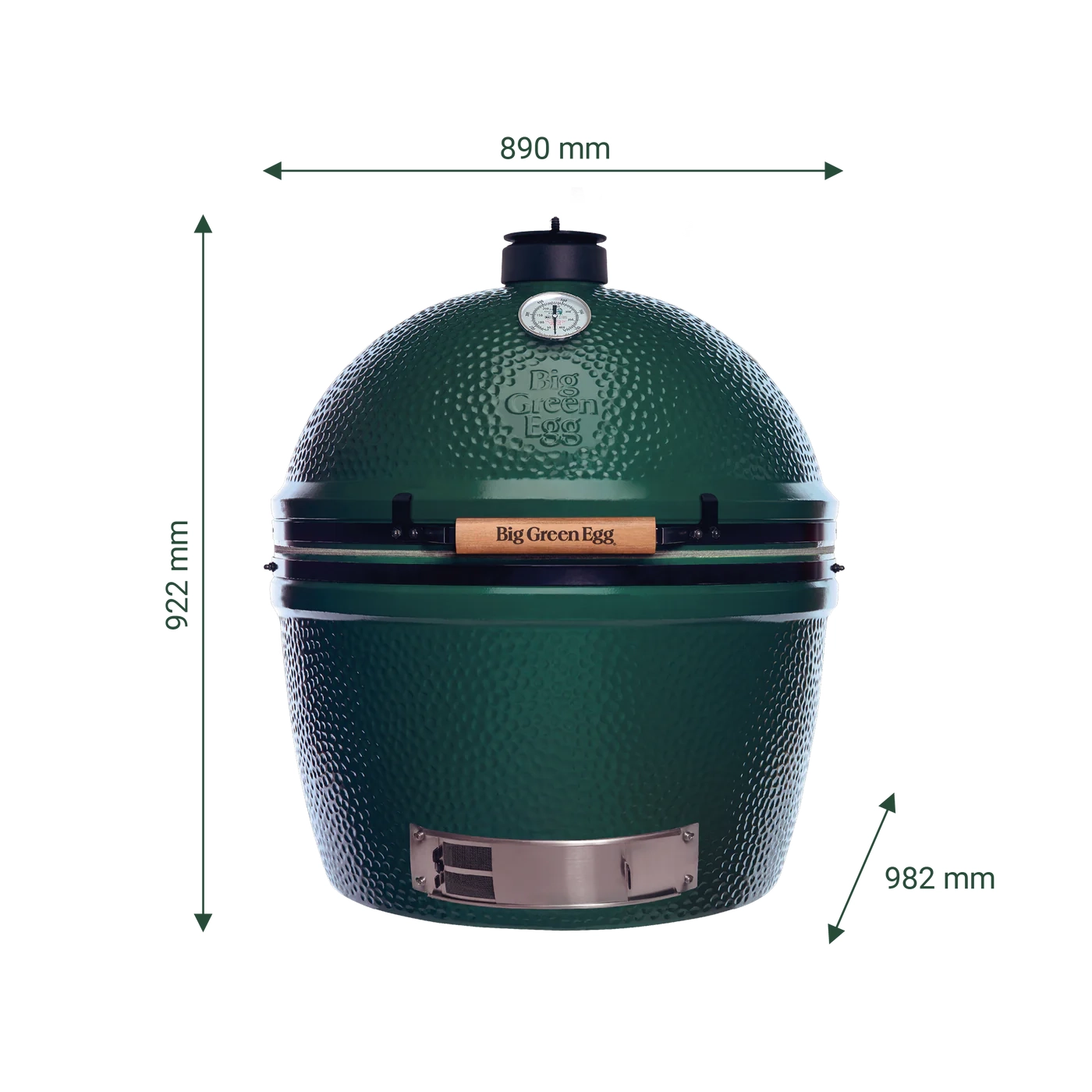 Kamado Ø 73cm XXL Big Green Egg à poser ou encastrer – Image 6