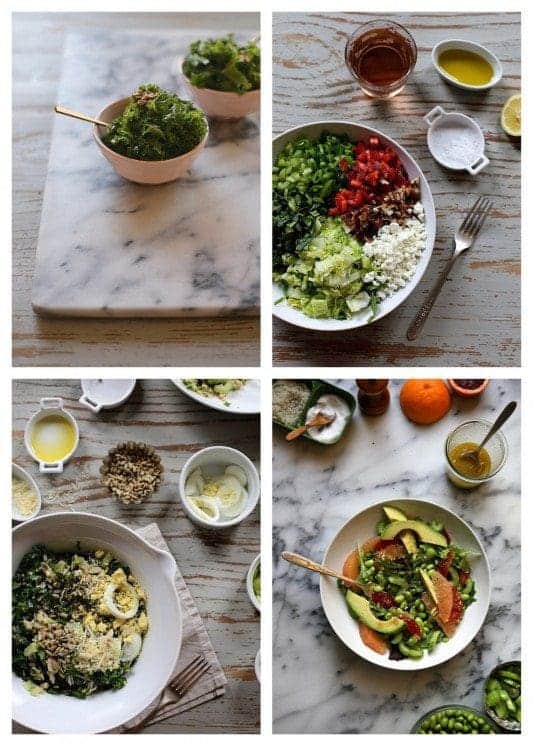 all of the salads