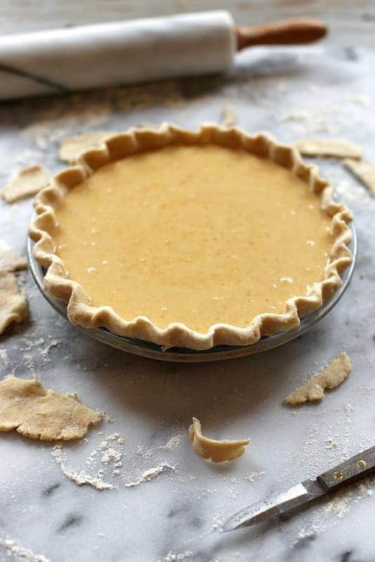Apricot and Buttermilk Pie