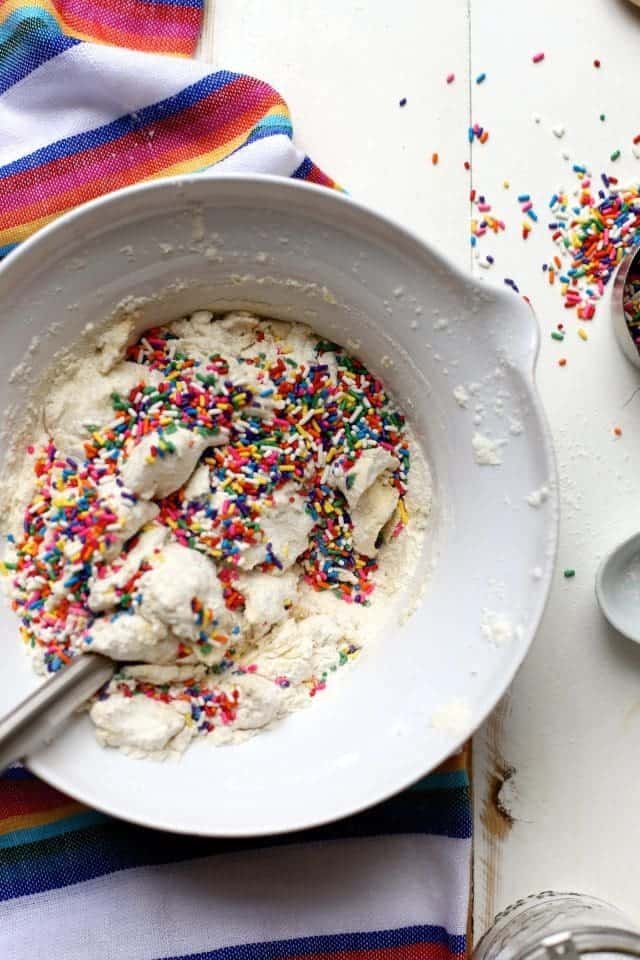 Vanilla Bean Confetti Cookies