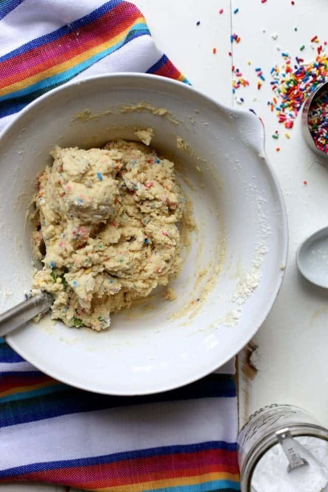 Vanilla Bean Confetti Cookies