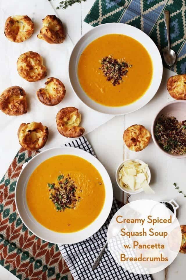 creamy spiced squash soup