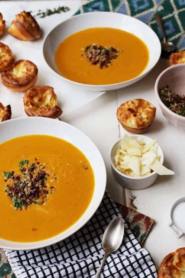 creamy spiced squash soup