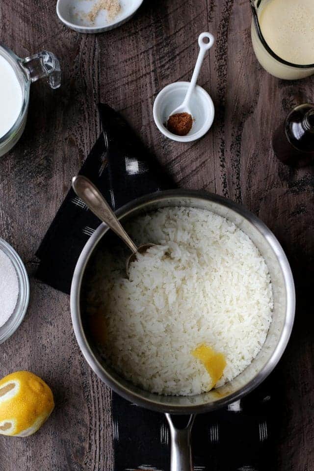 Eggnog Rice Pudding