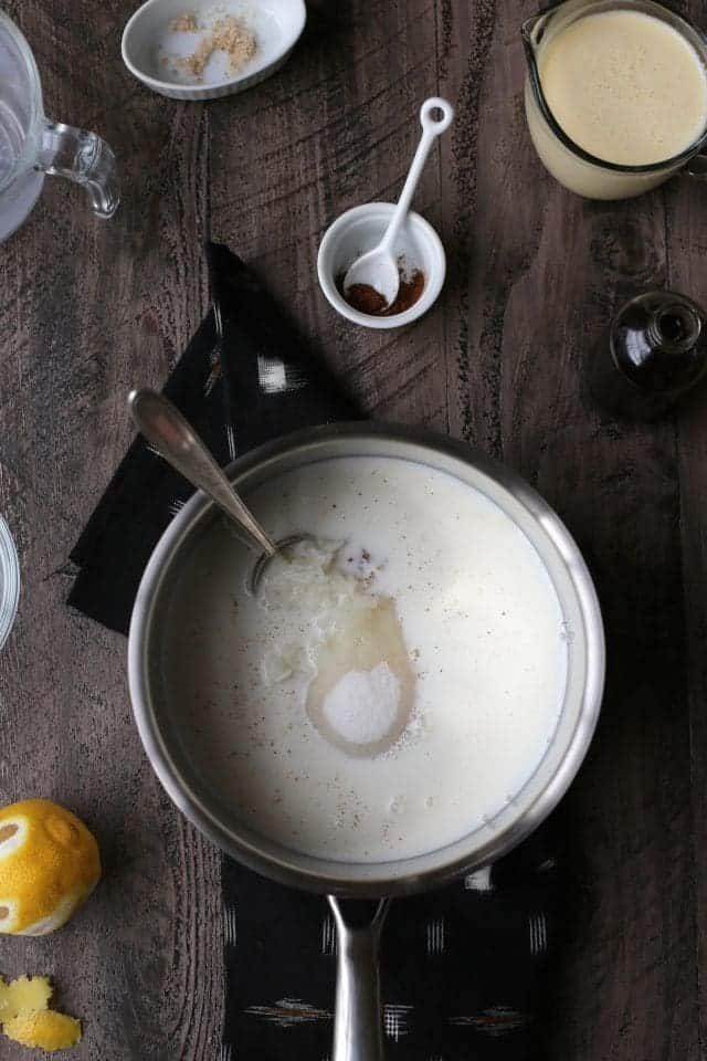 Eggnog Rice Pudding