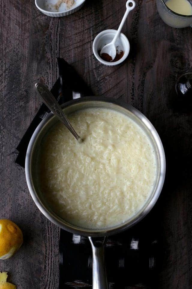 Eggnog Rice Pudding