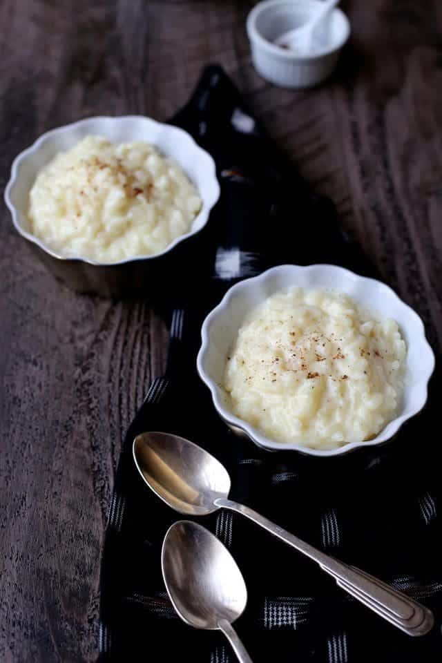 Eggnog Rice Pudding