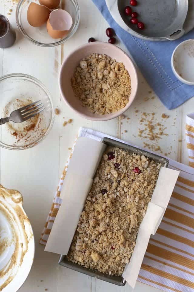 brown butter banana cranberry bread