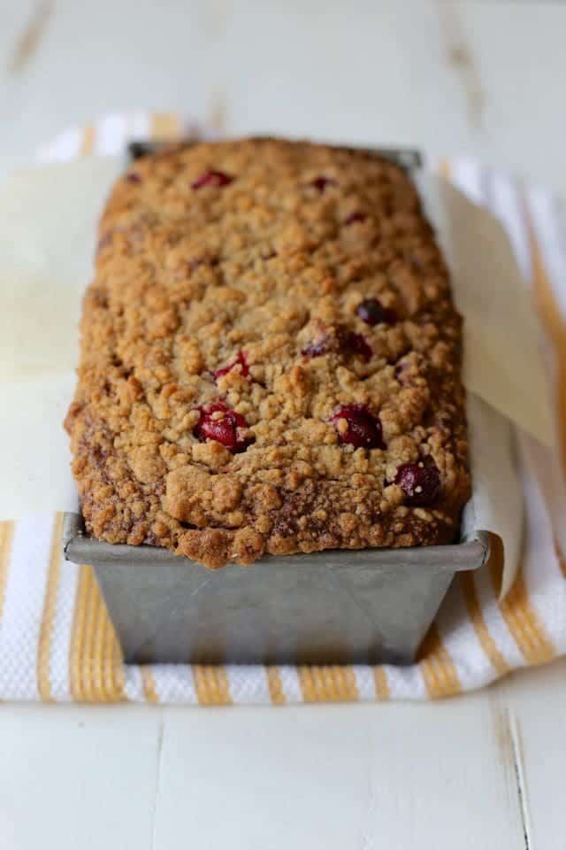 brown butter banana cranberry bread