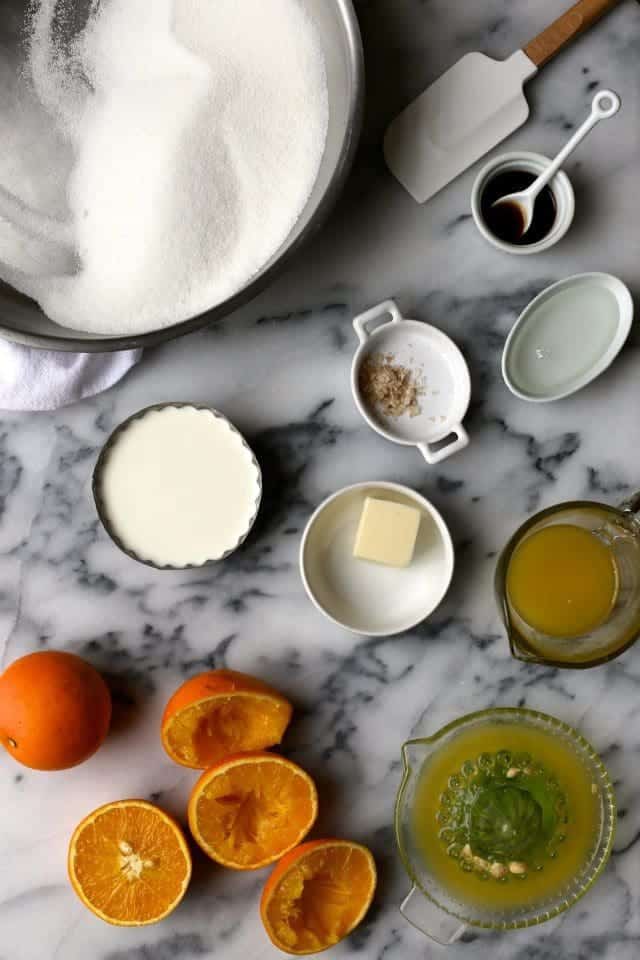 Burnt Orange Caramel Sauce