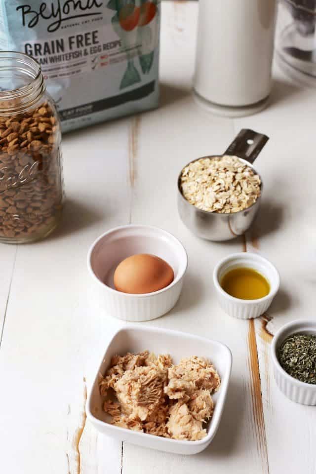 Homemade Salmon and Oat Cat Treats