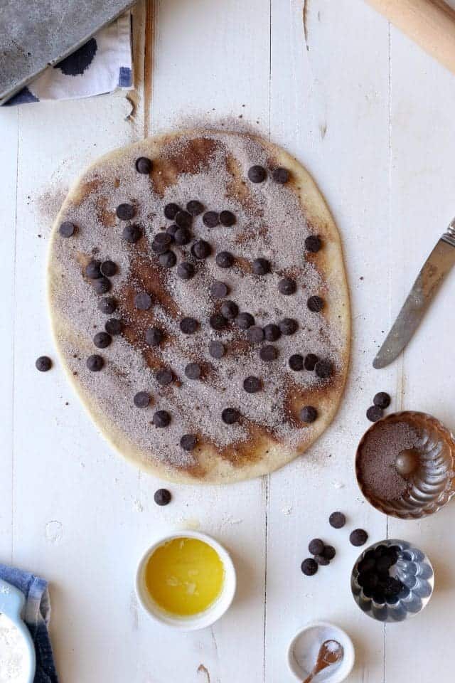 Quick and Dirty Chocolate Espresso Cinnamon Rolls