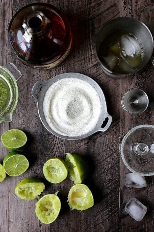 Vanilla-Sugar Lime Daiquiris