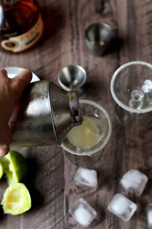 Vanilla-Sugar Lime Daiquiris
