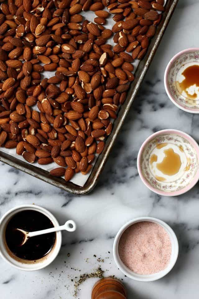 Maple Tamari Roasted Almonds