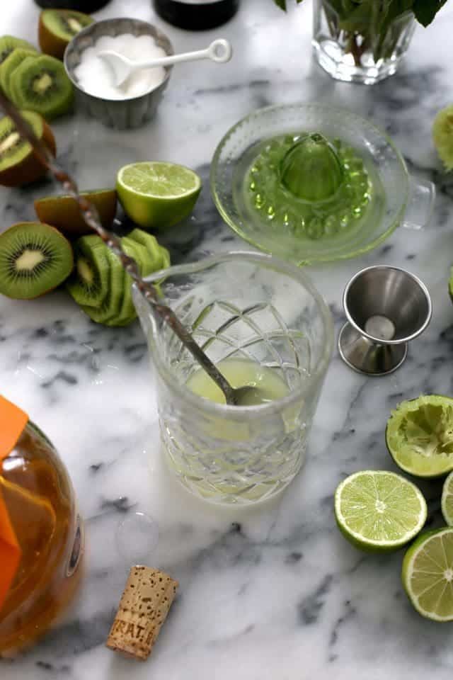 Kiwi Mint Mojitos