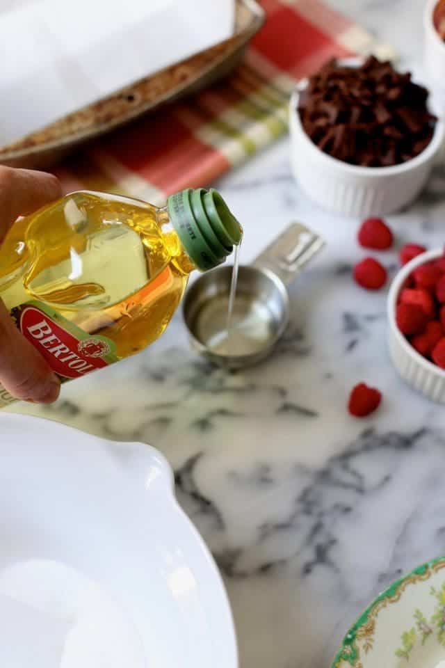 Olive Oil Raspberry and Sea Salt Brownies