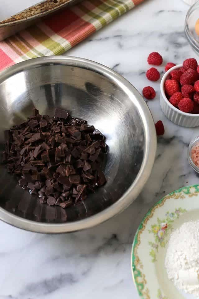 Olive Oil Raspberry and Sea Salt Brownies