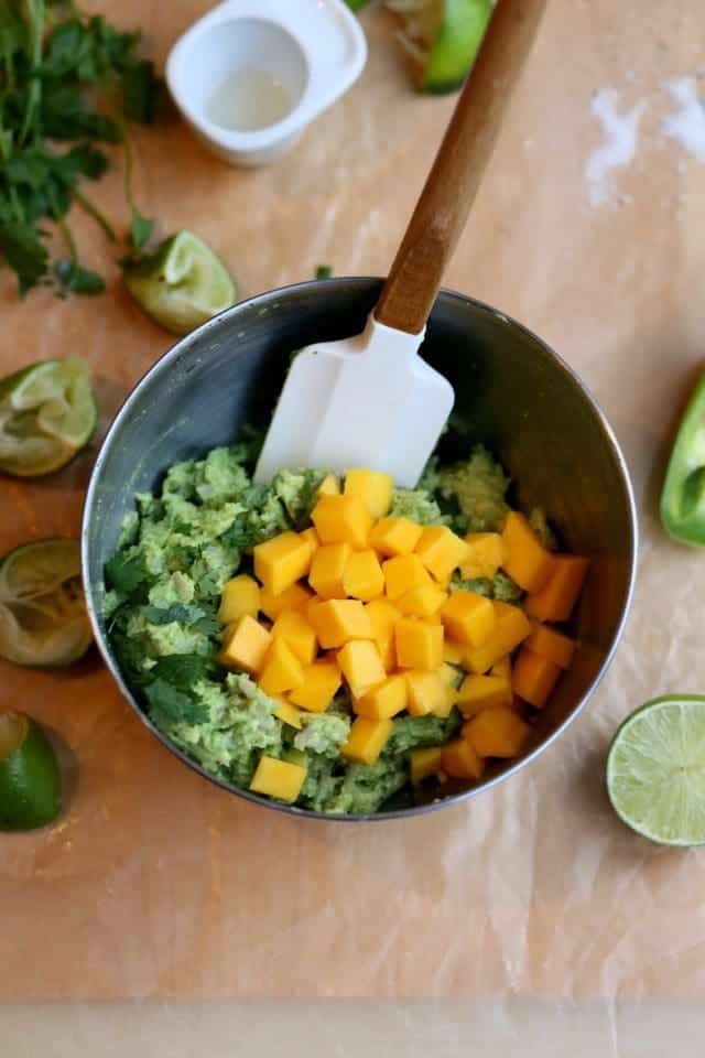 Mango and Jalapeño Guacamole