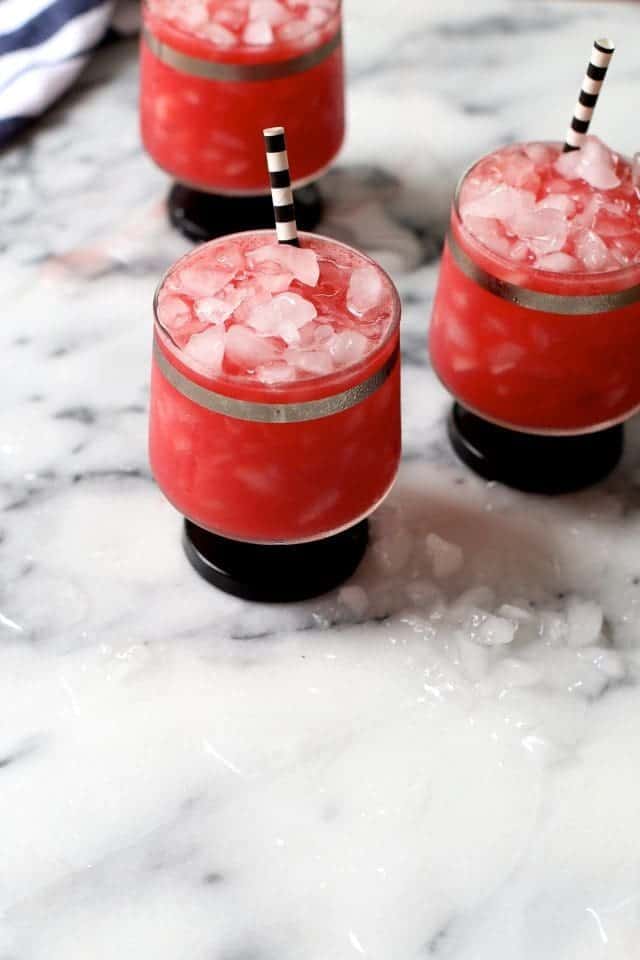 Watermelon Strawberry Lime Juice