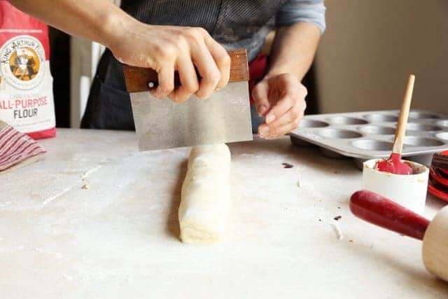 Quick Puff Pastry Chocolate Hazelnut Rolls