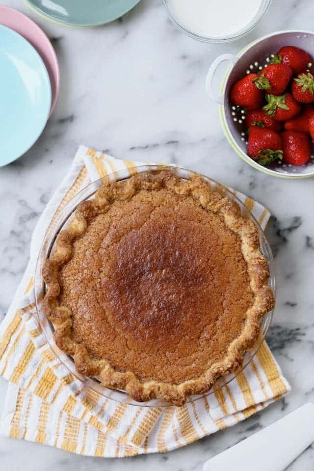 Brown Butter Chess Pie
