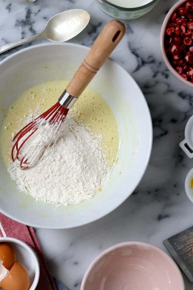 Cranberry Orange Clafoutis